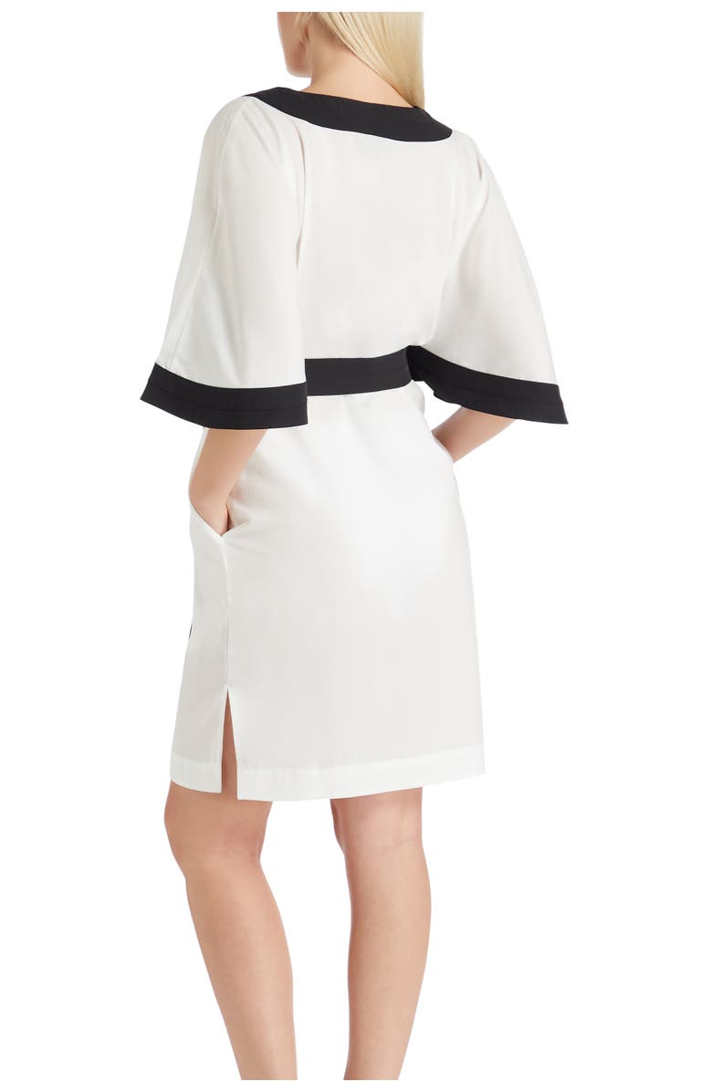 VALIMARE Casia Belted Cover-up Dress, Alternate, color, Off White