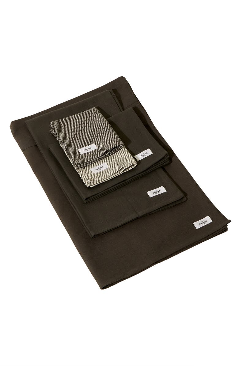 GOODEE x The Organic Company 5-Pack Organic Cotton Kitchen Towel Set, Main, color, 