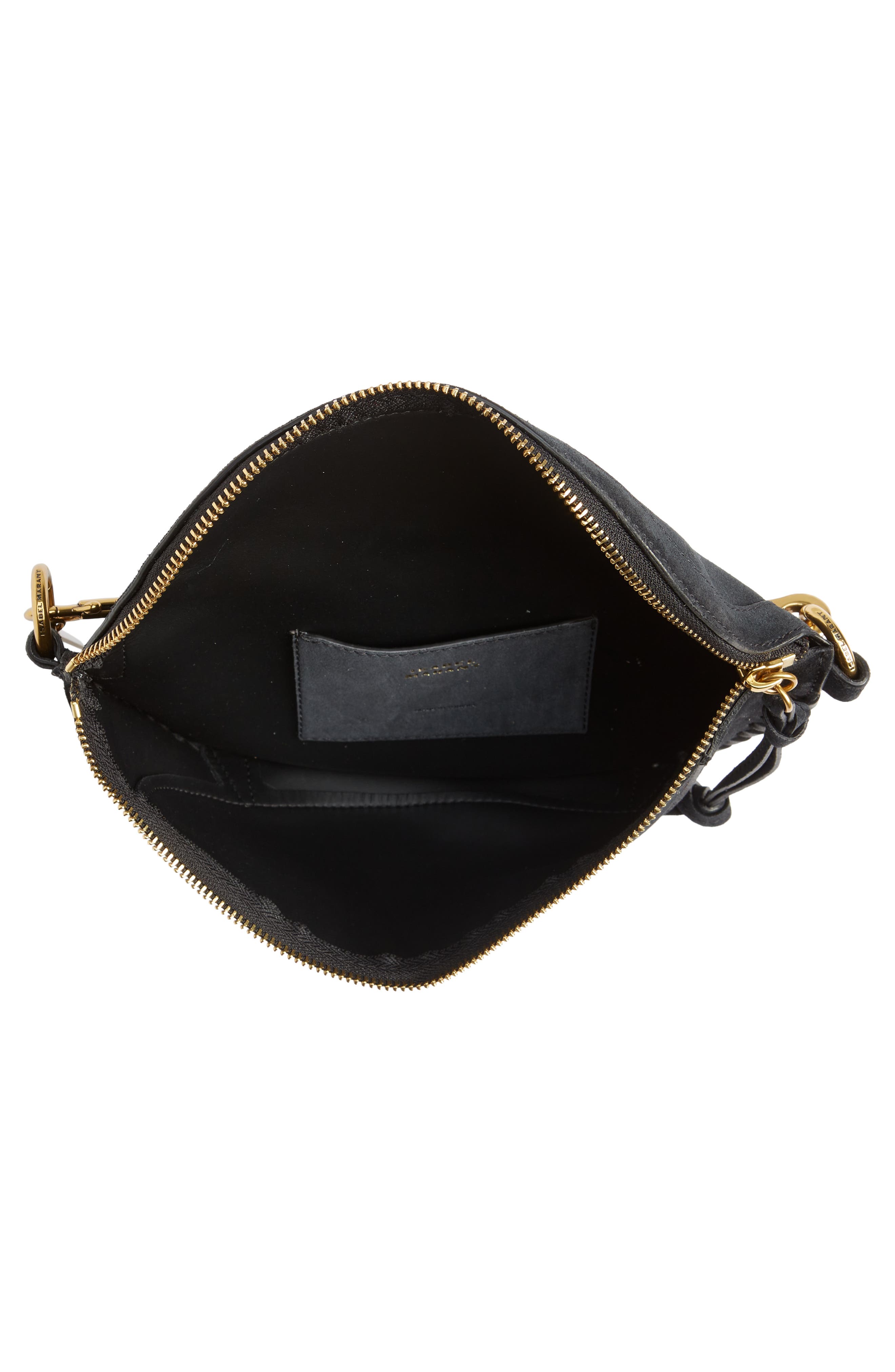 Skano Suede Belt Bag, Alternate, color, BLACK