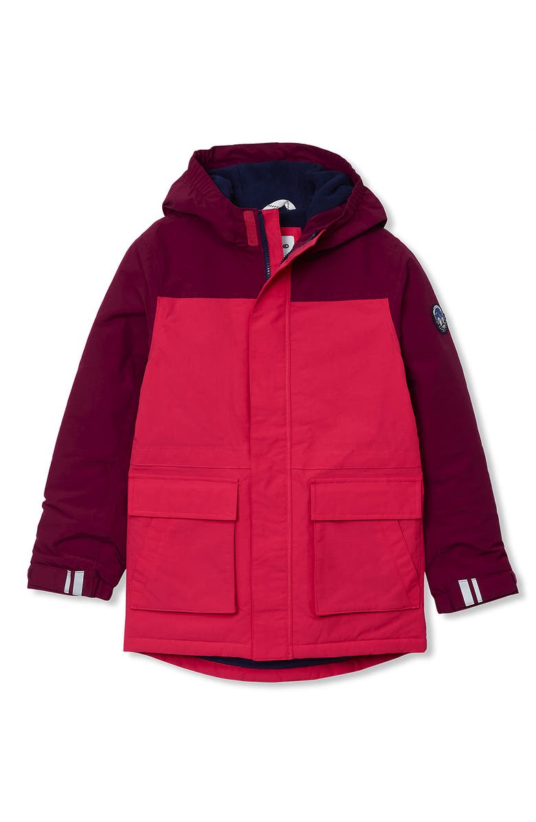Lands' End Kids Husky Squall Waterproof Insulated Winter Parka, Main, color, Raspberry/Dark Magenta