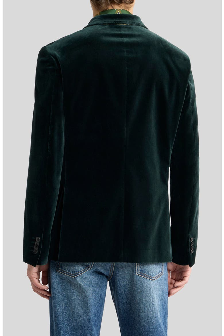 Roma Stretch Cotton Sport Coat, Alternate, color, VERY DK GREEN