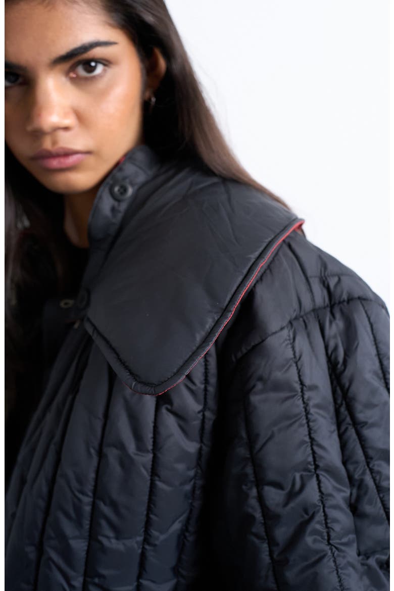 Reversible Bomber Jacket with Faux Fur Collar, Alternate, color, MEDIUM GREEN