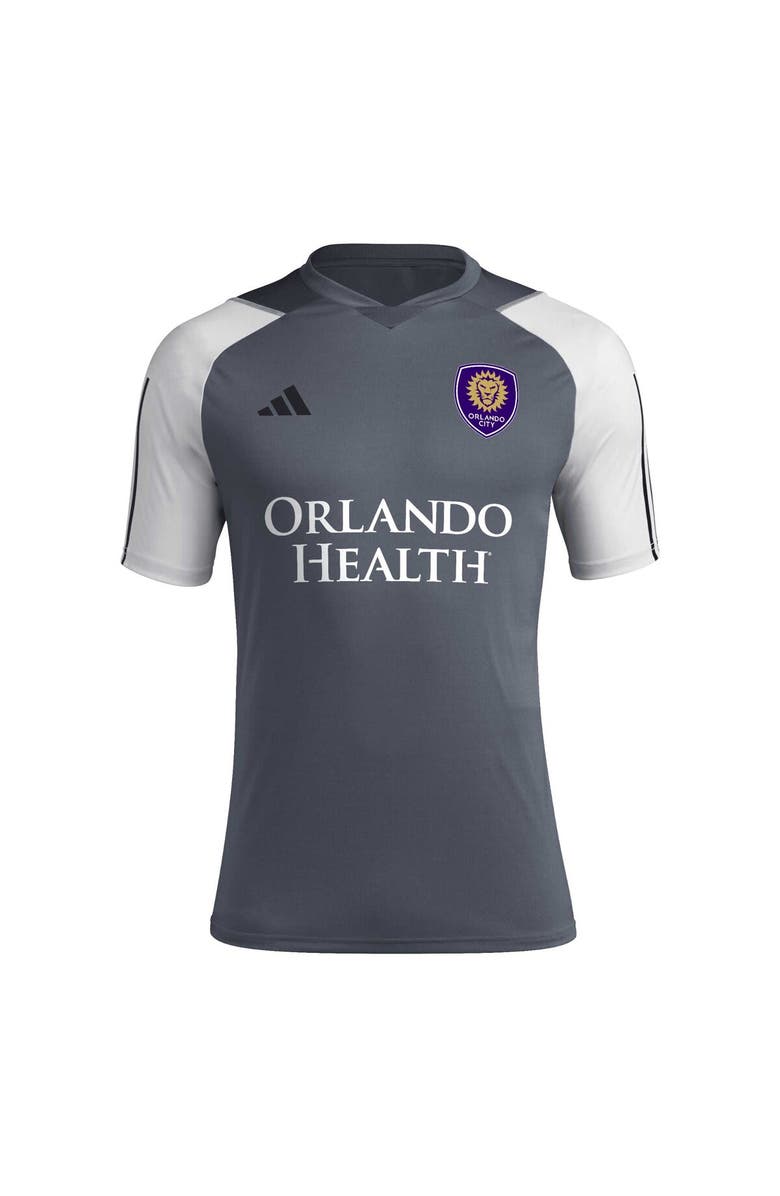adidas Men's adidas Gray Orlando City SC 2024 AEROREADY Training Jersey, Alternate, color,