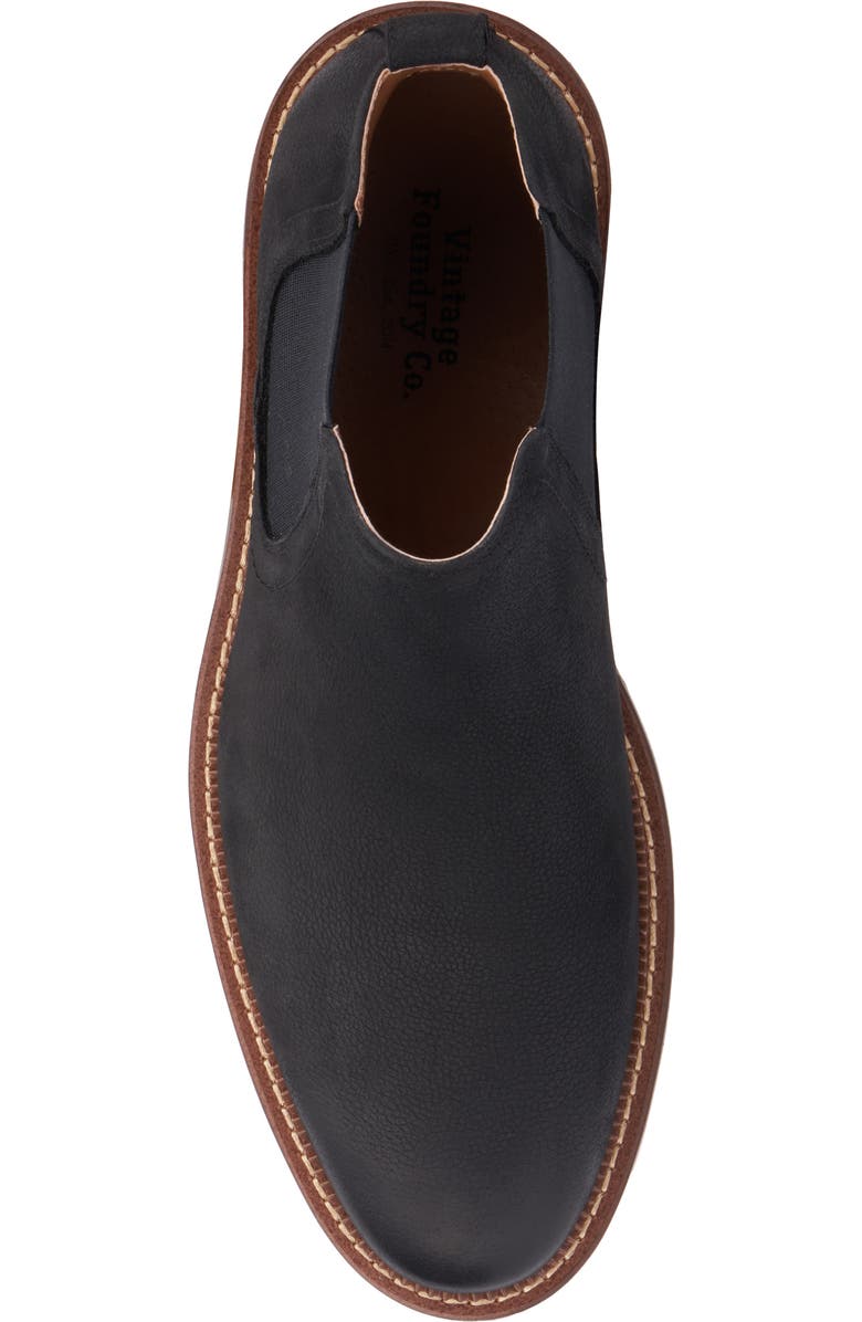 VINTAGE FOUNDRY Lyle Chelsea Boot, Alternate, color, Black