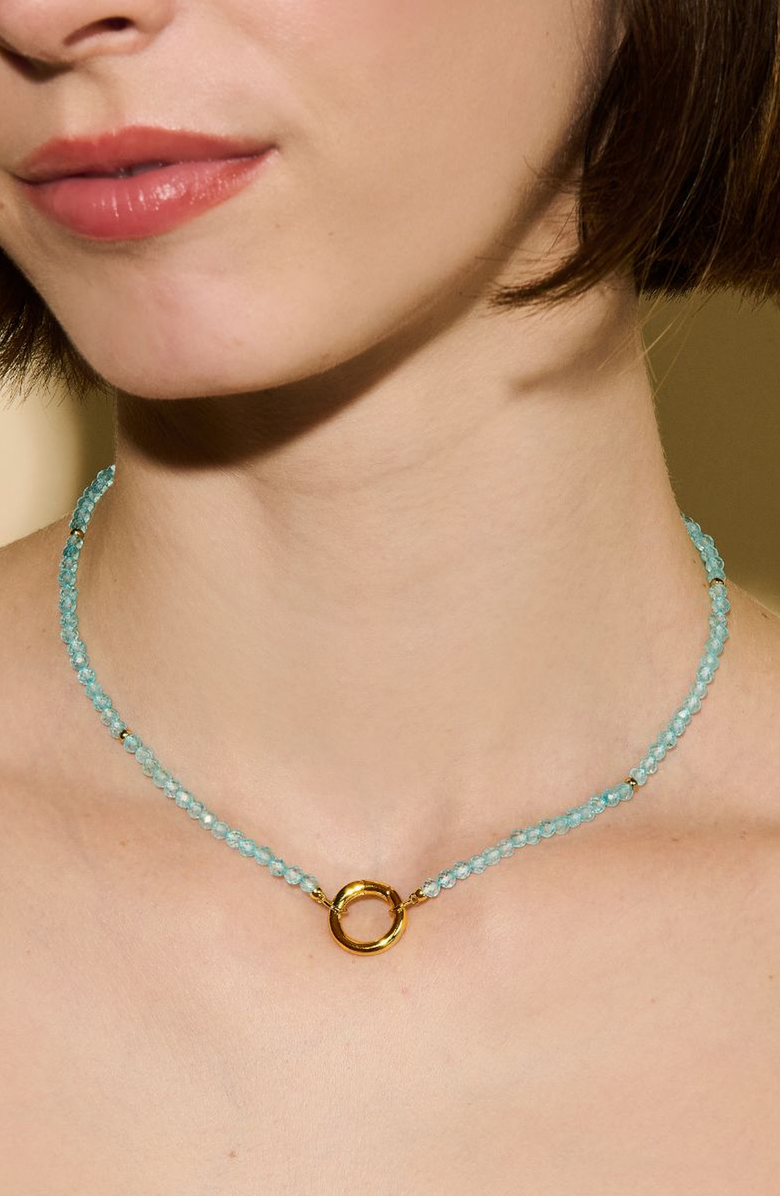 Little Sky Stone Blue Topaz Energy Gemstone Necklace, Alternate, color, Blue Topaz