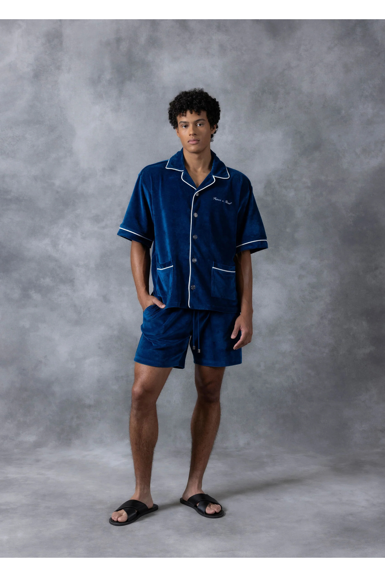 Riviera Terry Shorts, Alternate, color, Sailor Blue