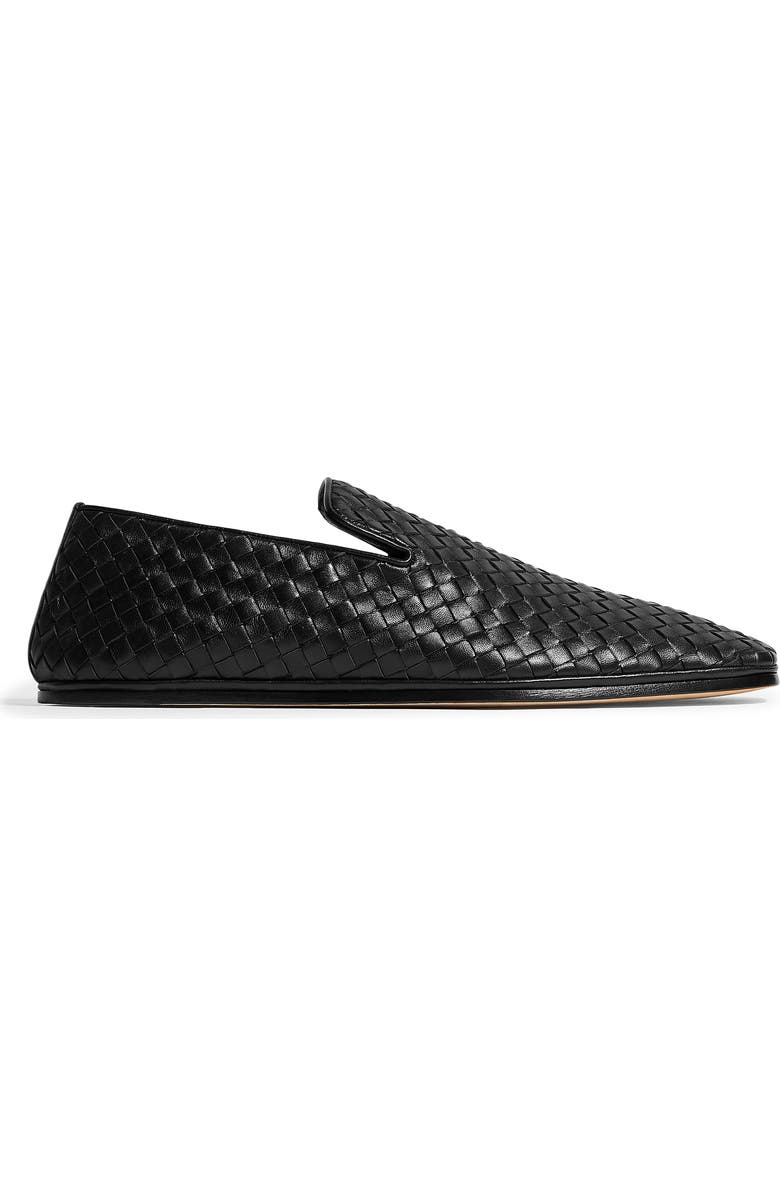 Bottega Veneta Palazzo Leather Slipper, Main, color, 1000 Black