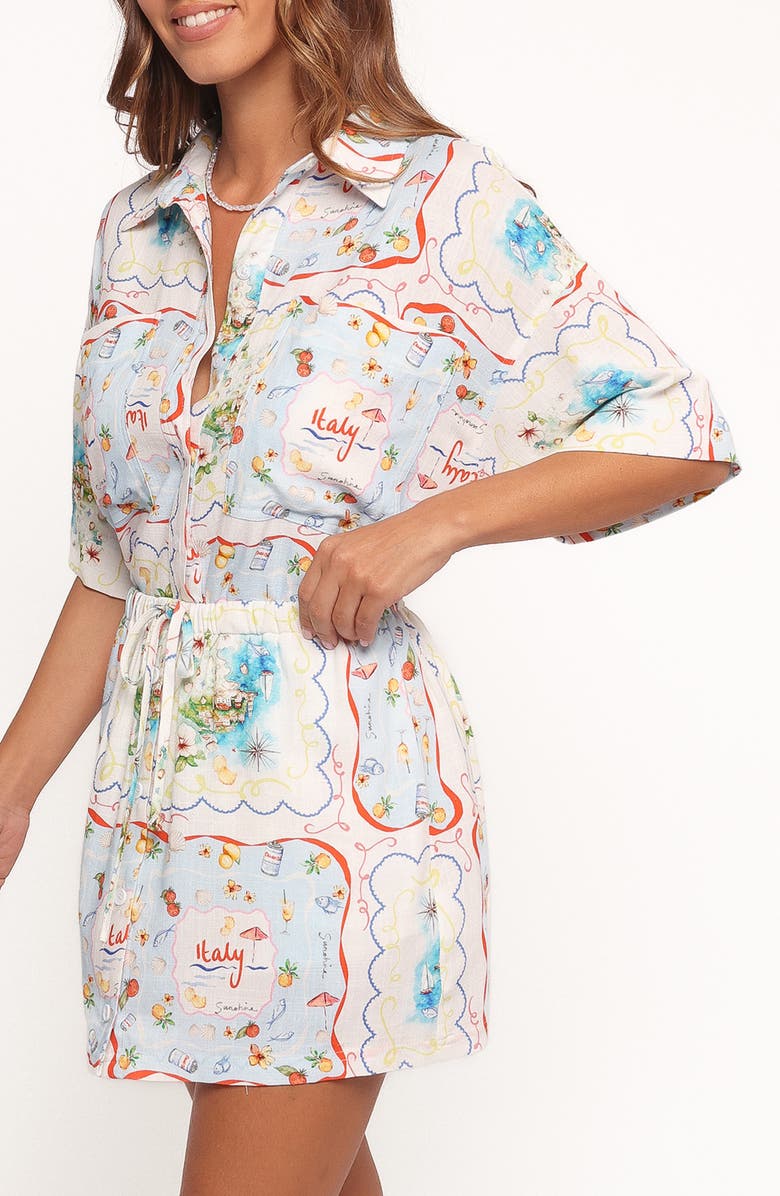 Petal & Pup Abella Short Sleeve Button-Up Shirt, Alternate, color, Lucia