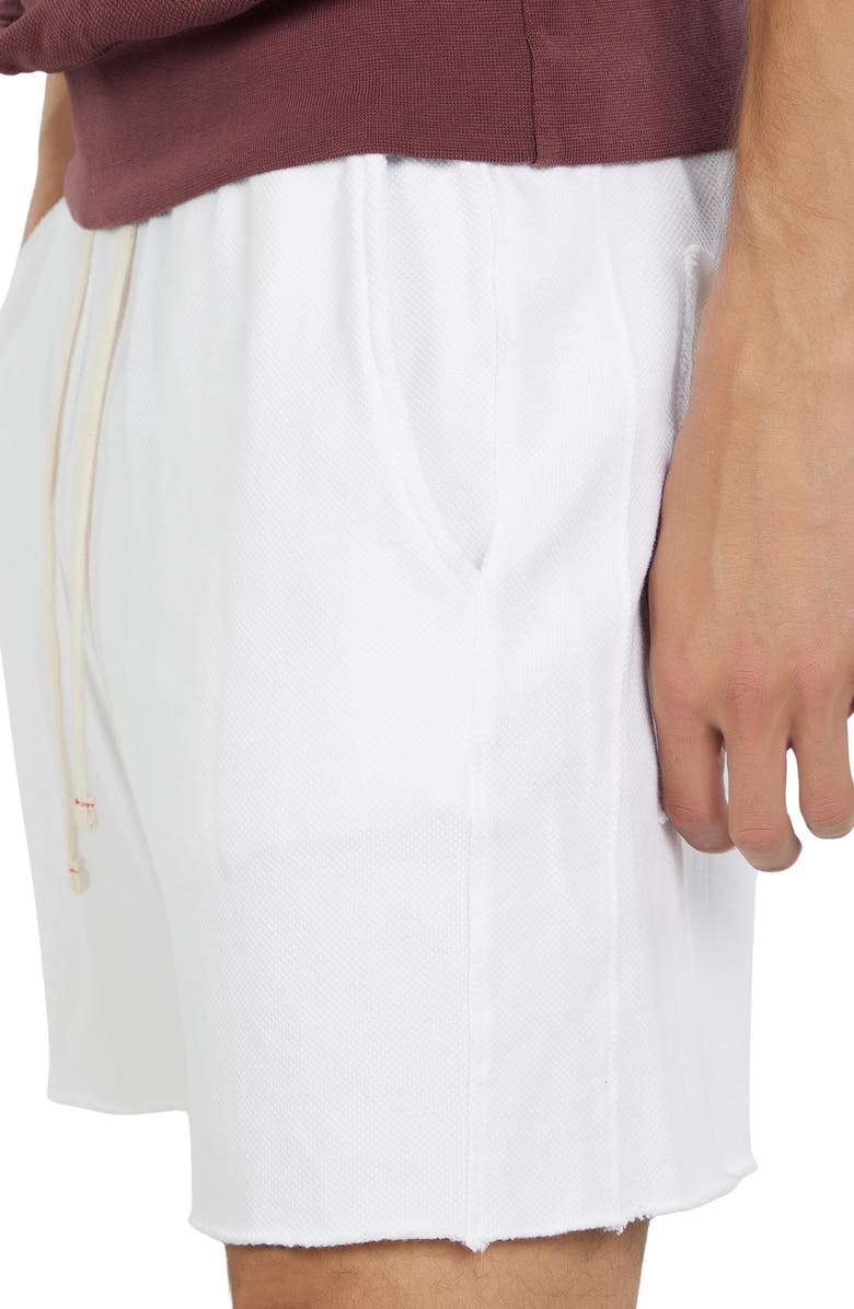 Les Tien Pique Yacht Short, Alternate, color, White