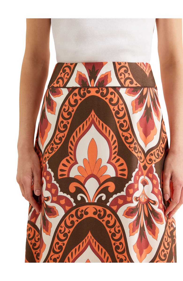 Ro&Zo Tile Printed Skirt, Alternate, color,