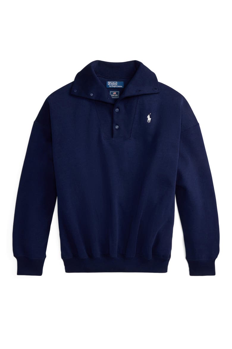 Polo Ralph Lauren Team USA Embroidered Graphic Snap Placket