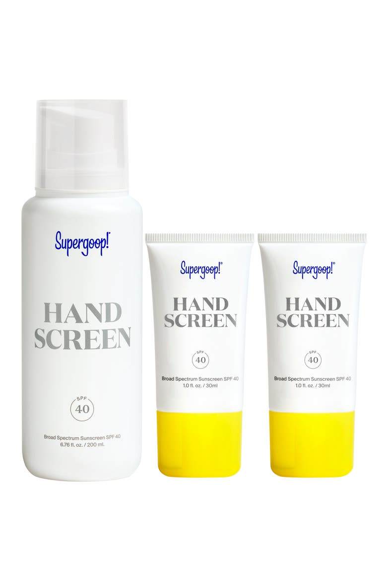 Supergoop! Handscreen Broad Spectrum SPF 40 Sunscreen Set, Main, color, NO COLOR