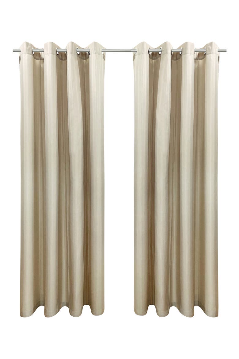 Outdoor Grommet Window Panel, Main, color, LINEN