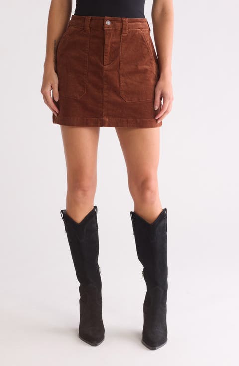Corduroy Gold Coast Miniskirt