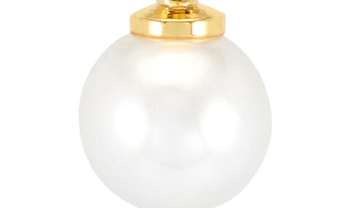 Estella Bartlett Star & Faux Pearl Drop Earrings