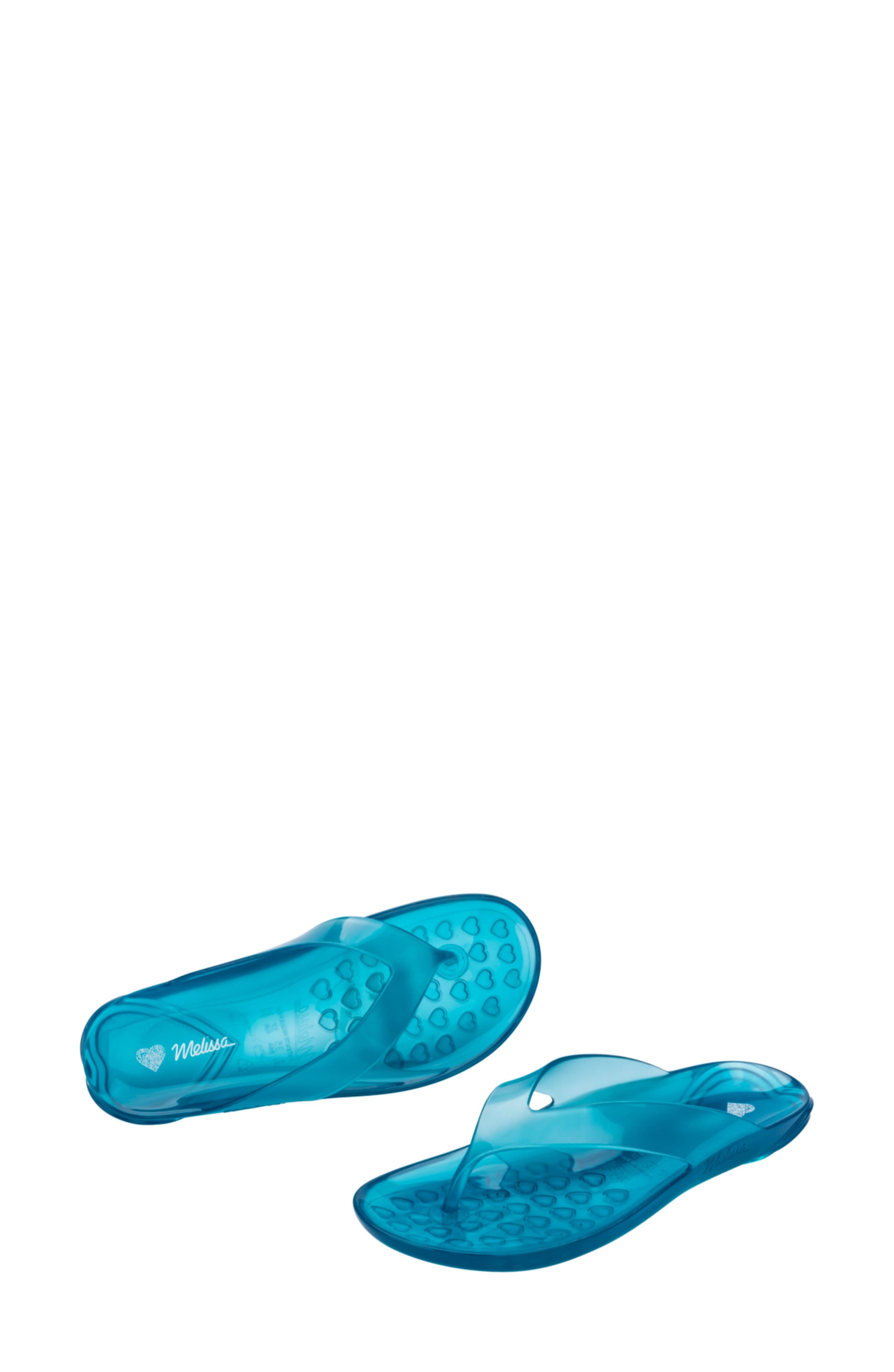The Real Jelly Flip Flop, Alternate, color, CLEAR BLUE