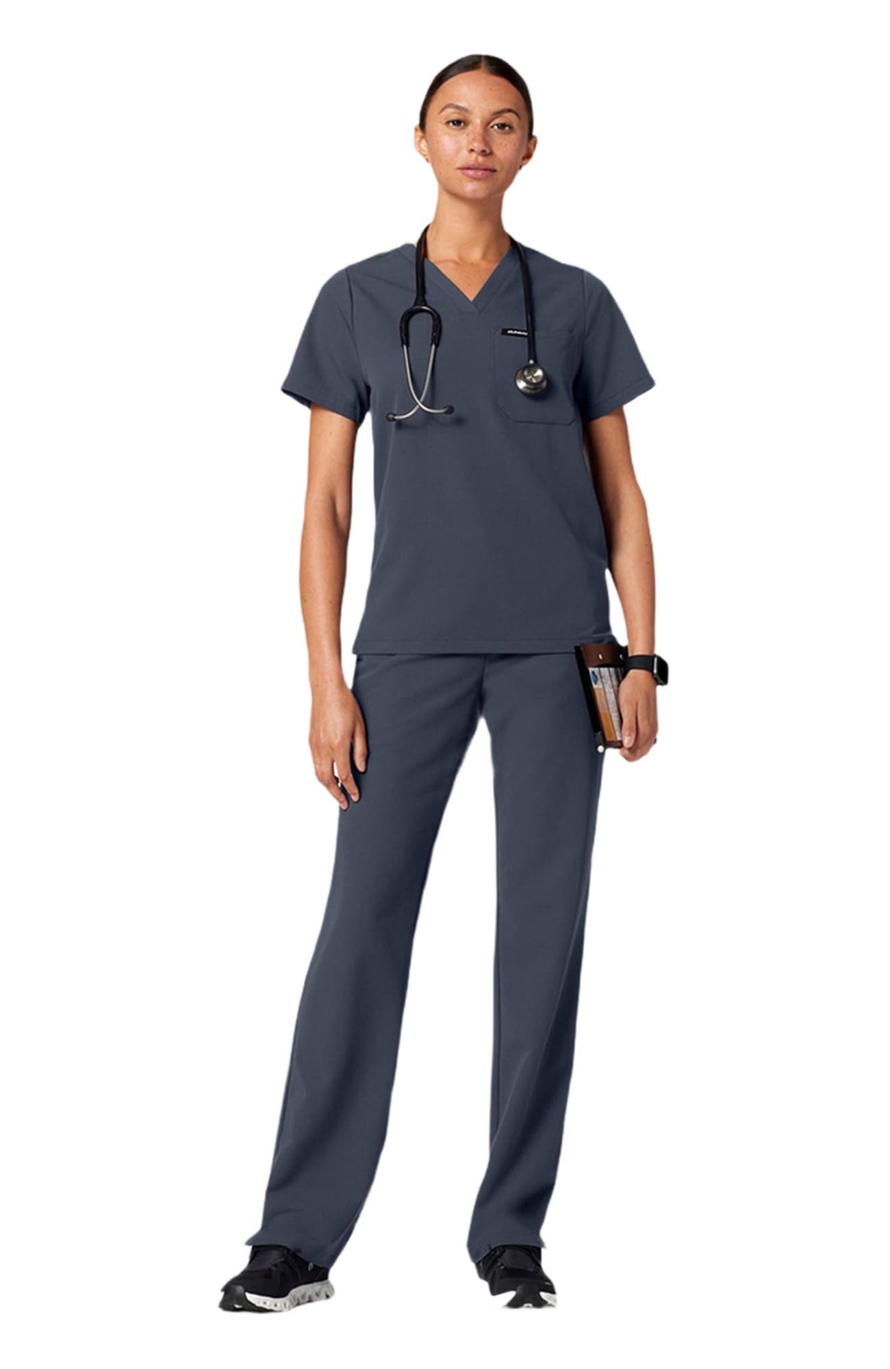 Xenos Women's 5-Pocket Classic Mid-Rise Scrub Pant - image 4