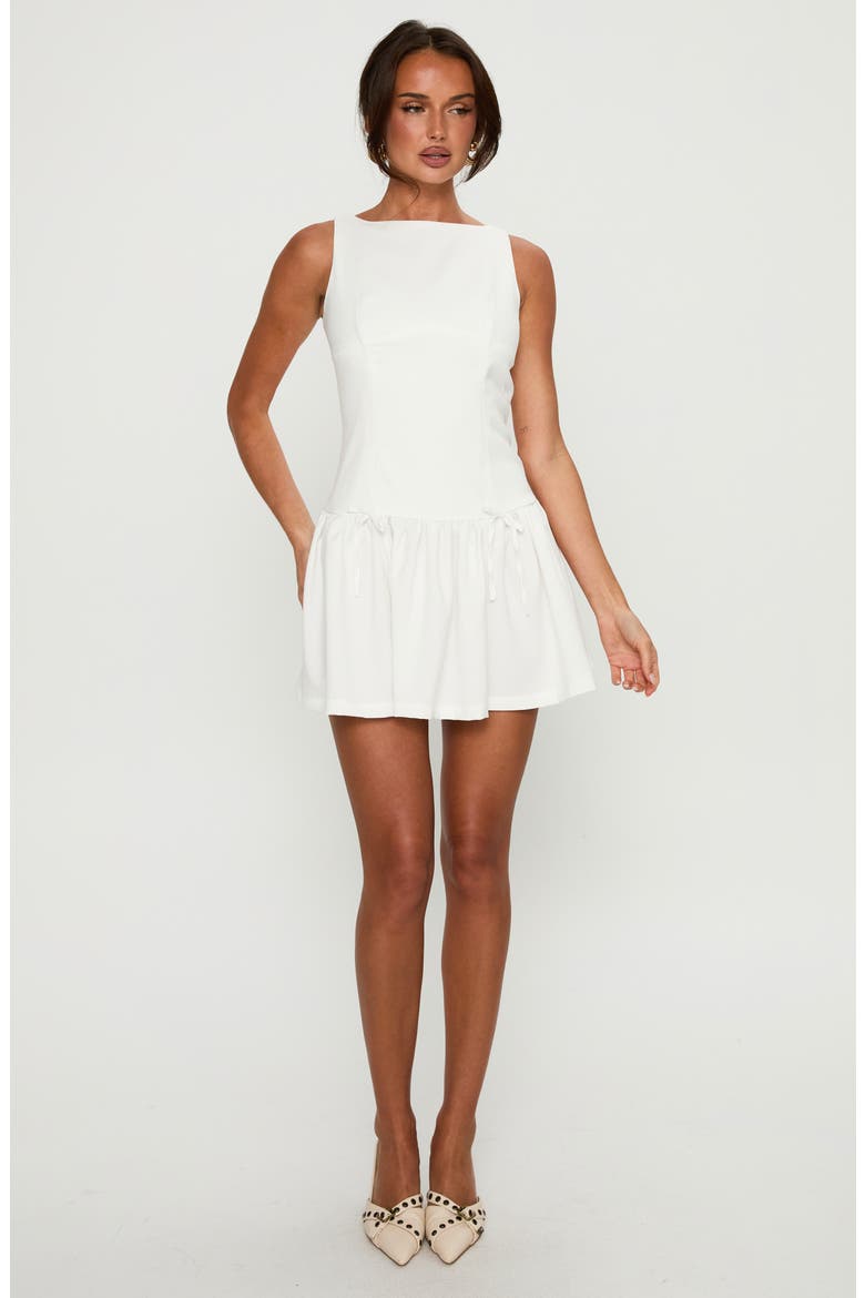 Milienne Sleeveless Minidress, Alternate, color, WHITE