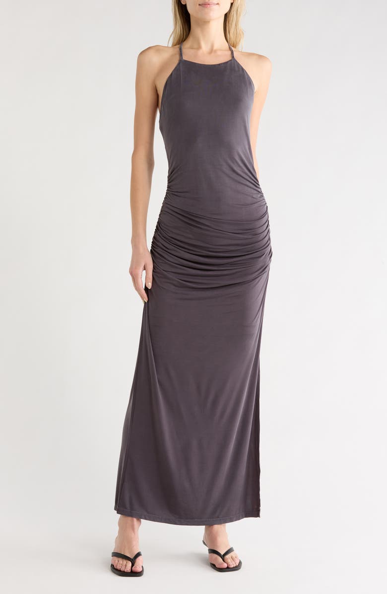 Young, Fabulous & Broke Kelly Maxi Dress, Main, color, Blacksand