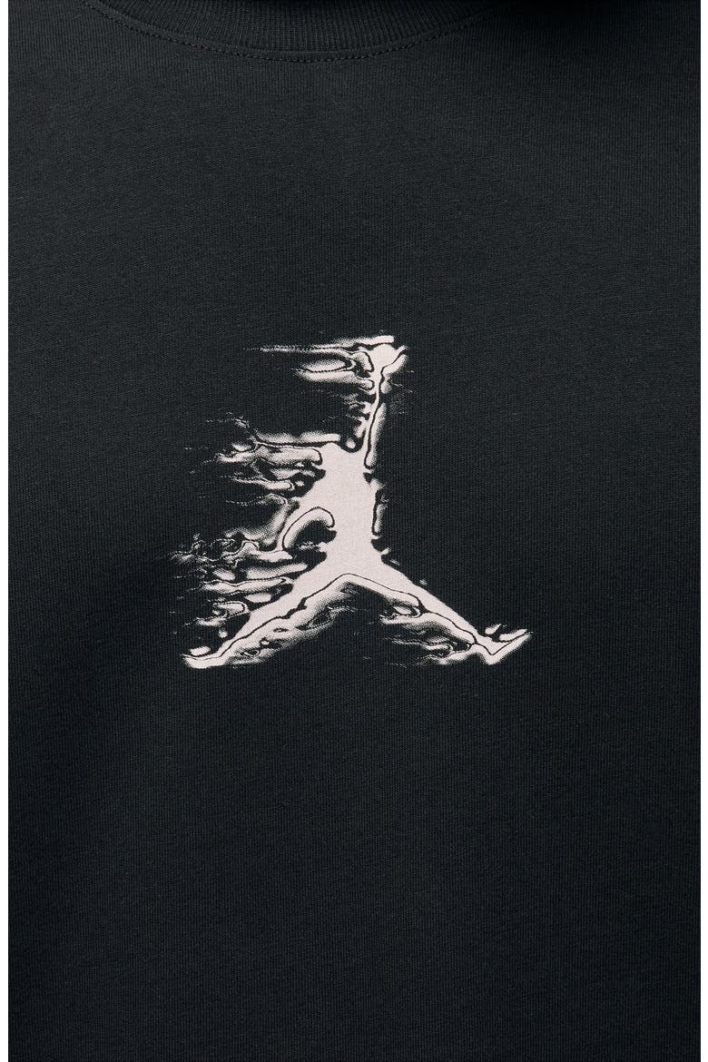 Jordan Sport Dri-FIT Graphic Sweatshirt, Alternate, color, BLACK/ WHITE