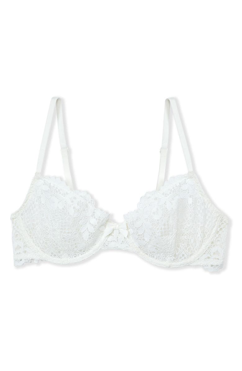 Etam Success Underwire Demi Bra, Alternate, color, Perle