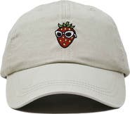 Dalix Strawberry Embroidered Casual Cap