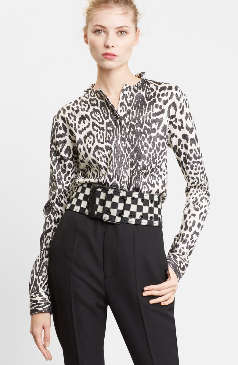 Haider Ackermann Leather Belt, Main, color, 