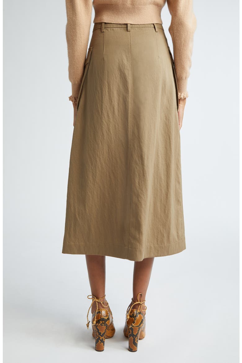 Veria Twill Cargo Skirt, Alternate, color, DRIFTWOOD