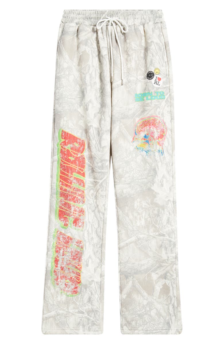 Rolling Loud Sketch Camo Cotton Blend Sweatpants, Alternate, color, Camo