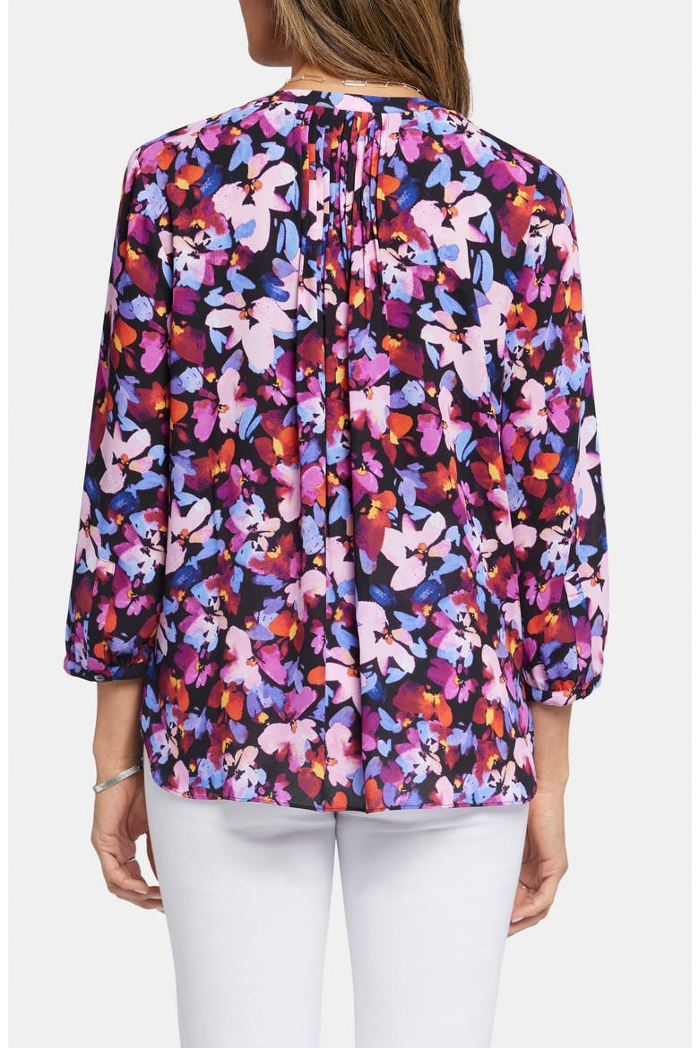 Pintuck Blouse, Alternate, color, HOT SPRINGS
