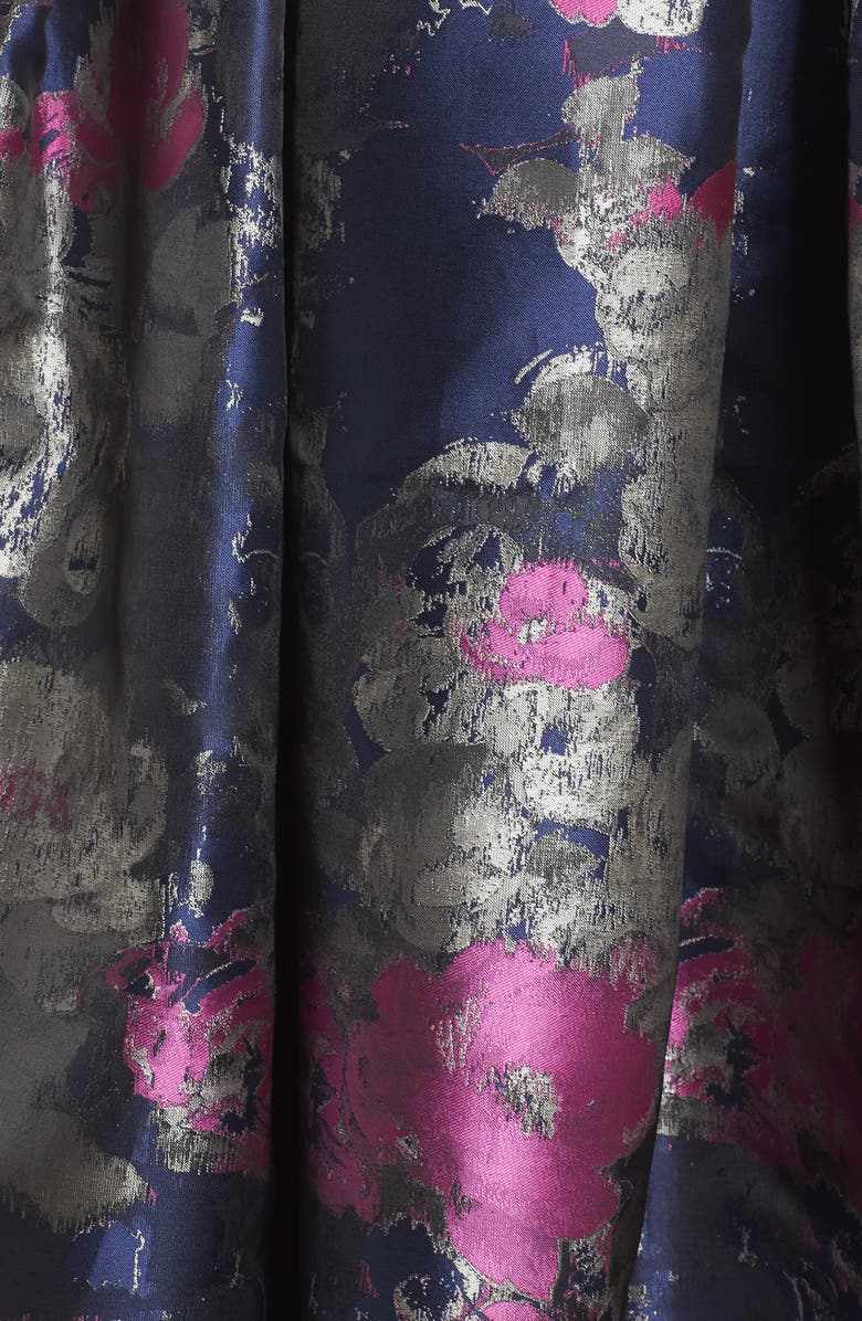 Eliza J Jacquard Fit & Flare Dress, Alternate, color,