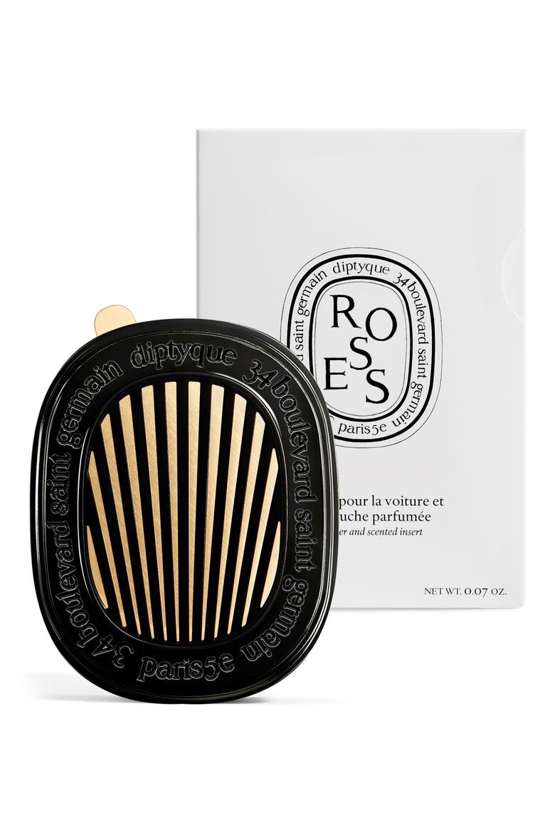 Roses Car Fragrance Diffuser and Refill Insert Set, Main, color, NO COLOR