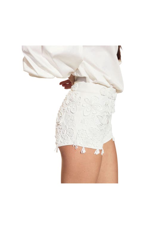 Cynthia Rowley Paloma Shorts In White