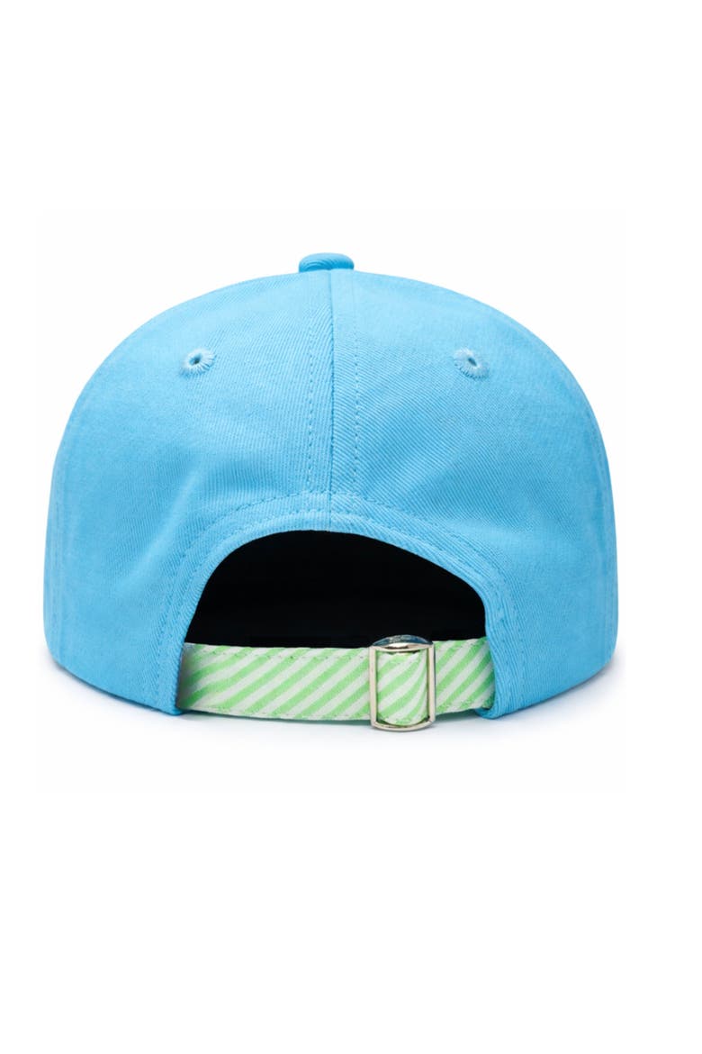 Sea Turtle Baseball Hat, Alternate, color, Aqua