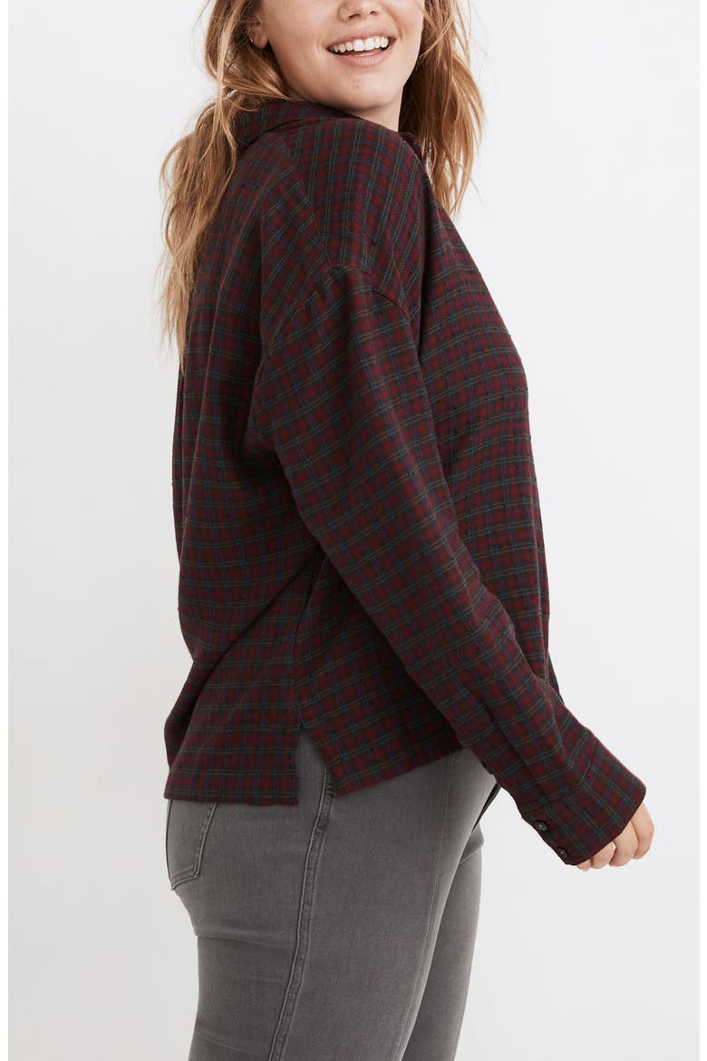 Plaid Westlake Shirt, Alternate, color, SLUBBY HOLIDAY PLAID