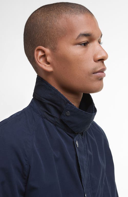 Shop Barbour Tracker Casual Jacket In Navy