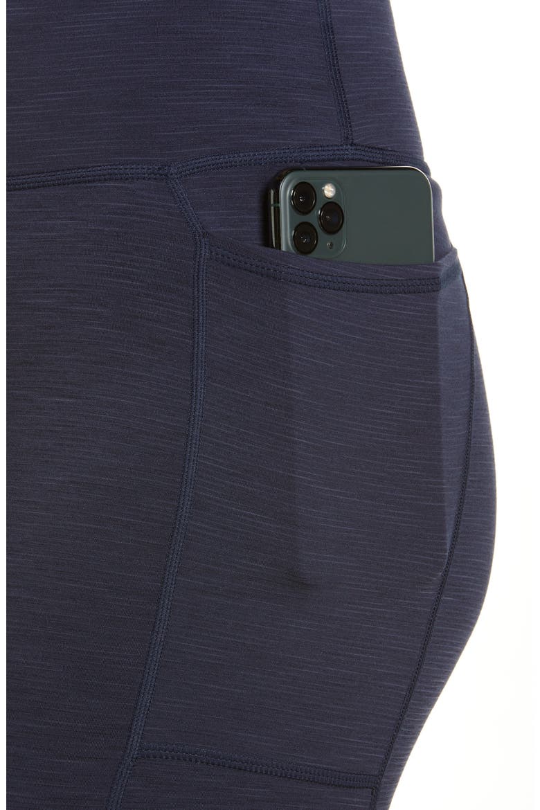 Super Sculpt Pocket Bike Shorts, Alternate, color, NAVY BLUE