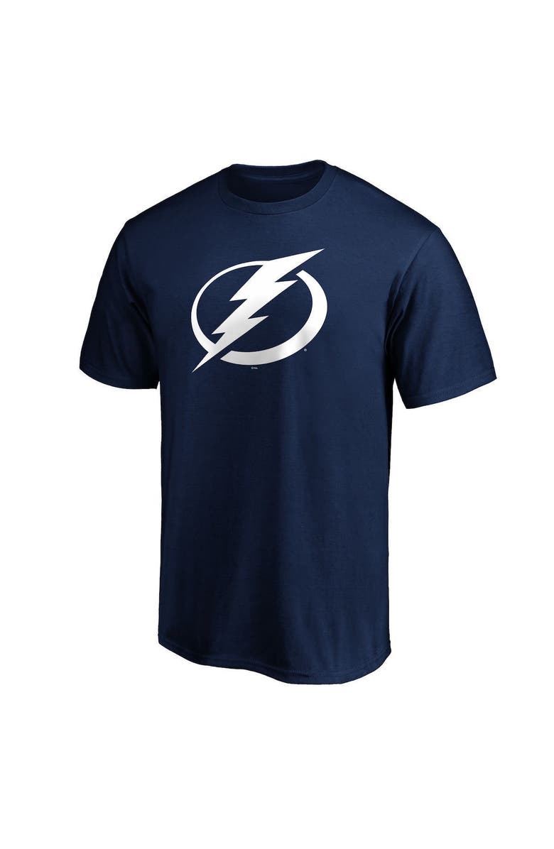 FANATICS Men's Fanatics Branded Blue Tampa Bay Lightning Team Primary Logo T-Shirt, Alternate, color,