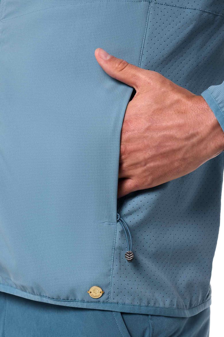 Men's Arcadian Packable Jacket, Upf 50+ Sun Protection, Alternate, color, Blue Dusk