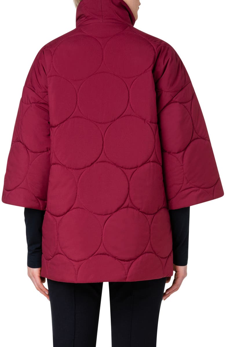 Akris punto Quilted Kimono Sleeve Jacket, Alternate, color,