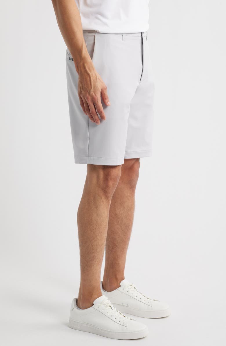 BOSS Commuter Slim Fit Performance Shorts, Alternate, color, Light Grey