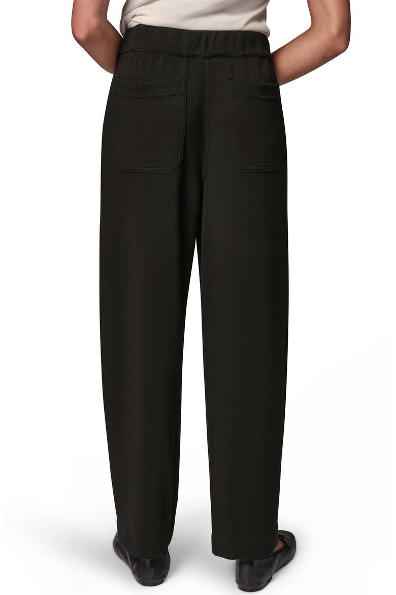 Jet Setter High Waist Barrel Leg Pants, Alternate, color, BLACK