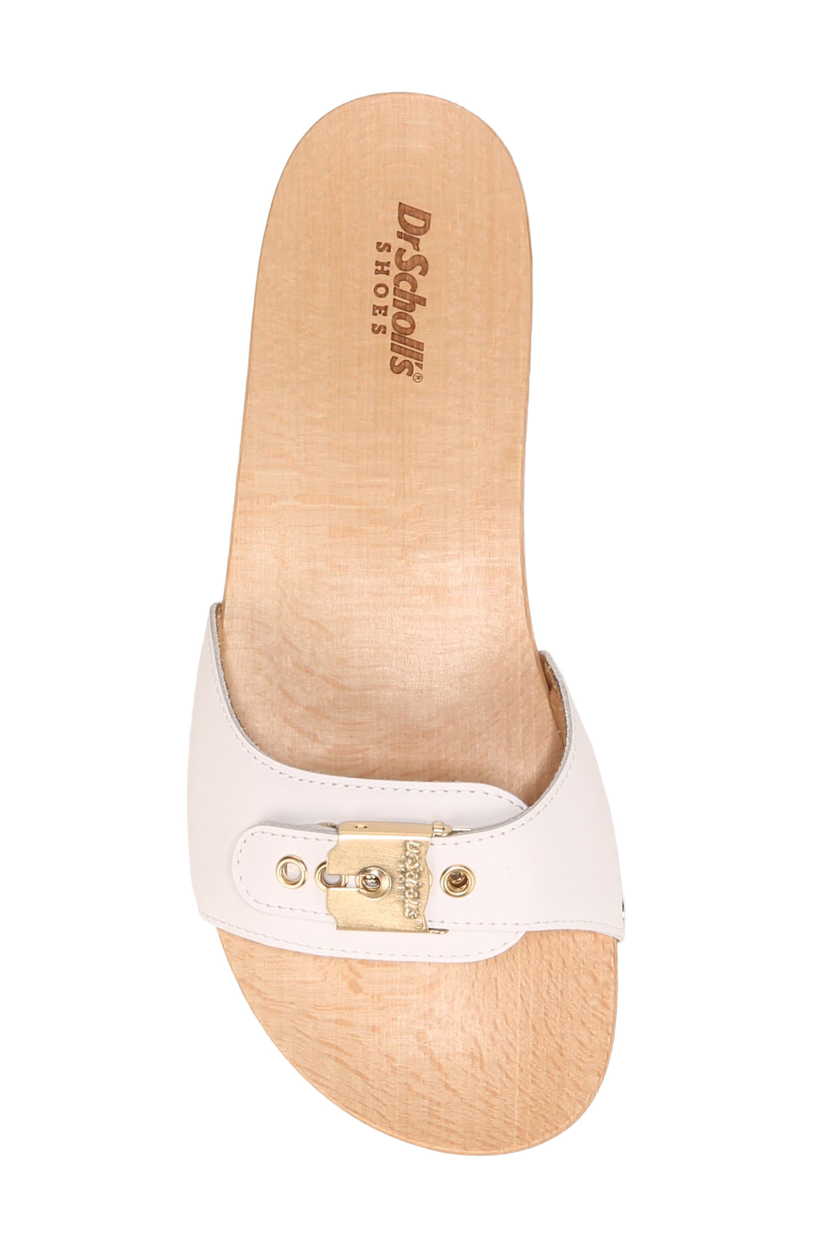 Dr. Scholl's Original Collection Platform Slide Sandal, Alternate, color, White