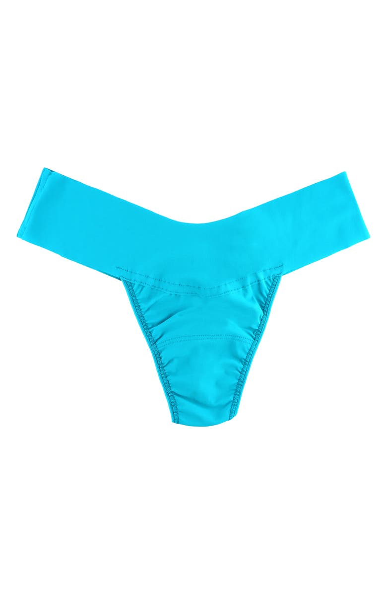 Hanky Panky Breathe Natural Thong, Alternate, color, Fresh Teal
