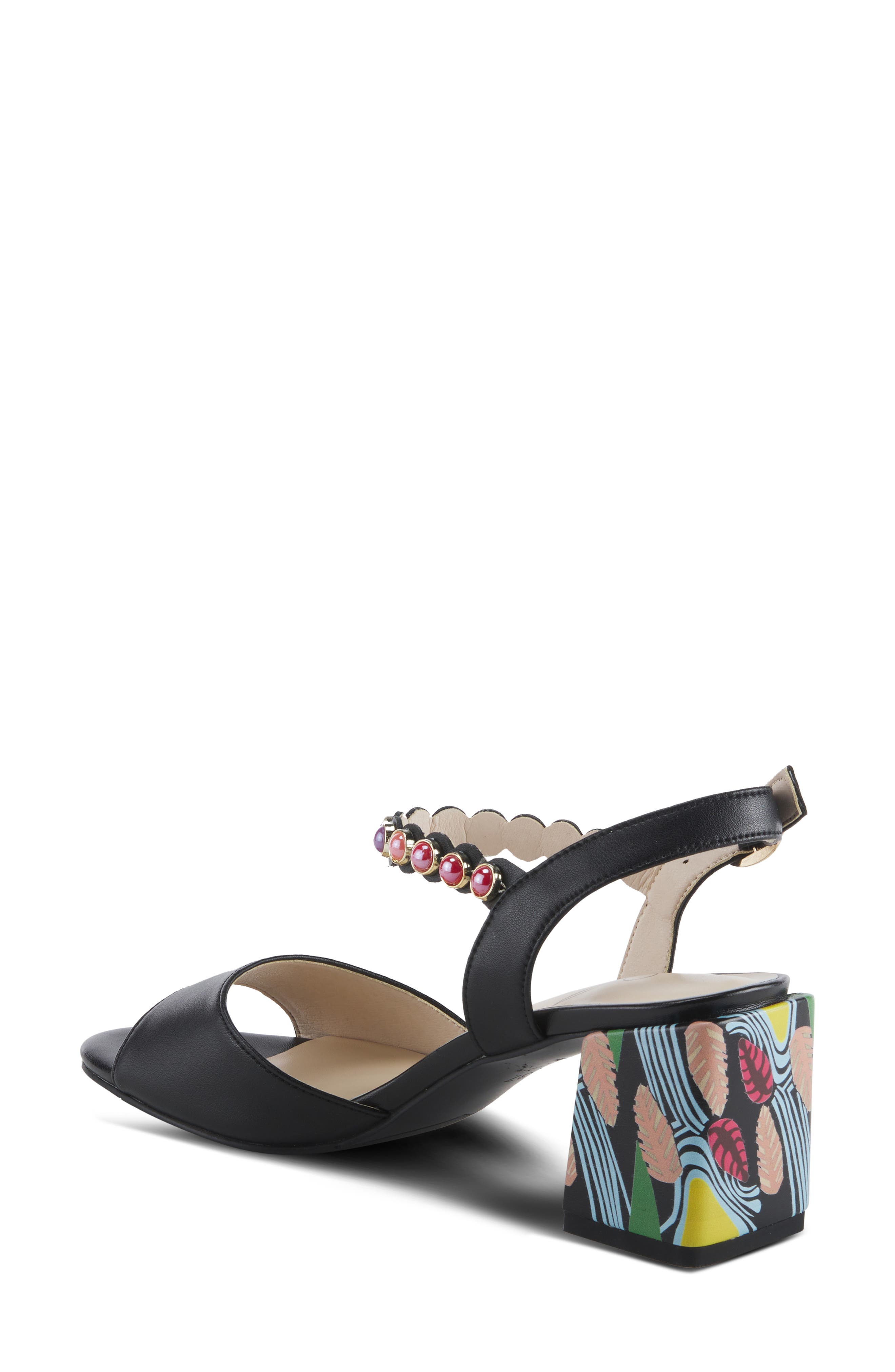 AZURA BY SPRING STEP Legendary Ankle Strap Sandal, Alternate, color, Black