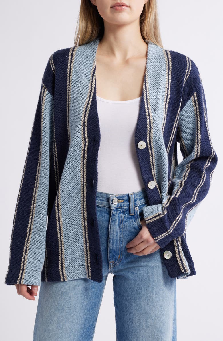 Faherty Dockside Organic Cotton Cardigan, Main, color,