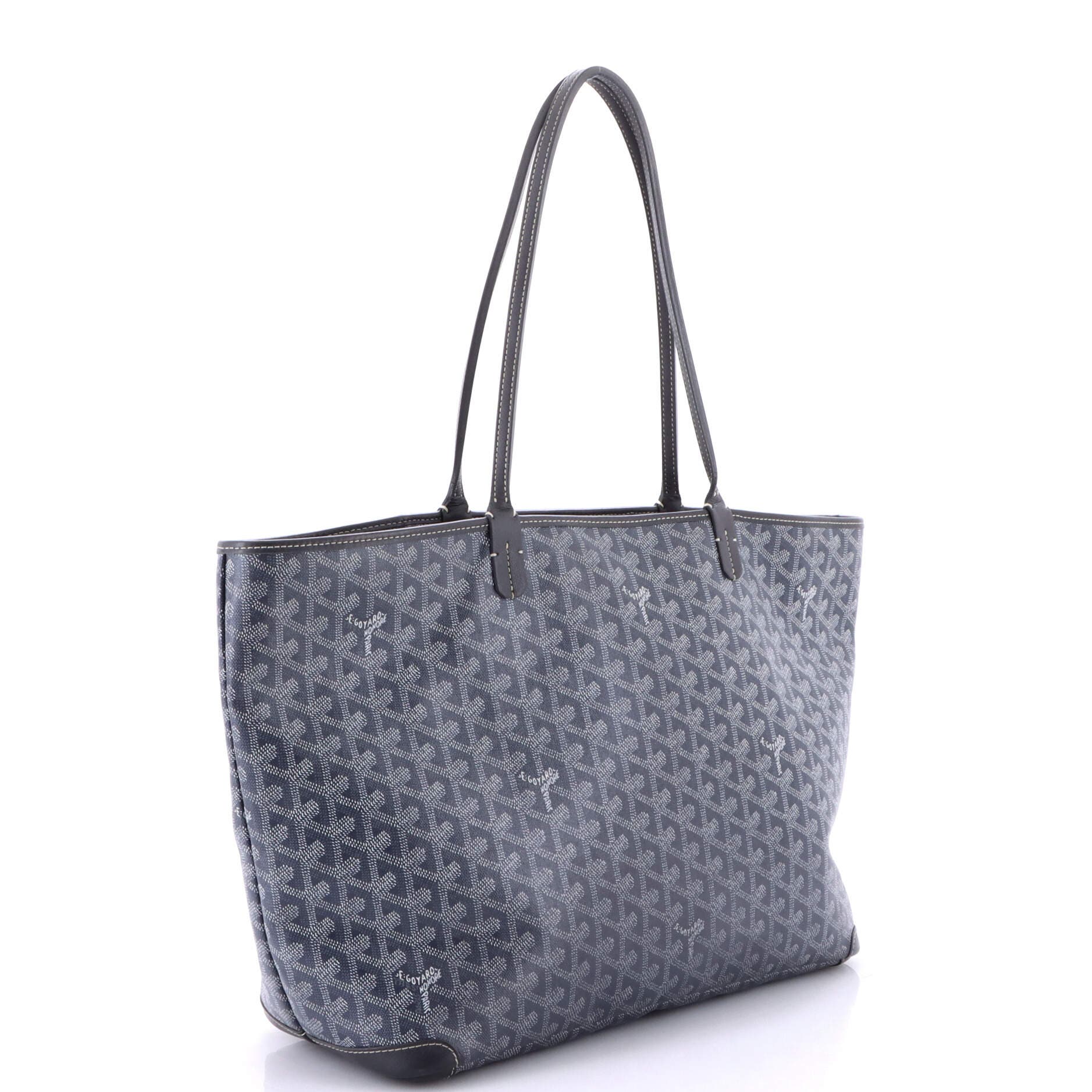 Pre-Owned Goyard Artois Tote Coated Canvas MM, Alternate, color, Gray