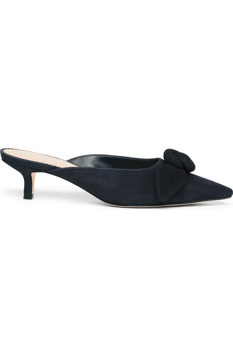 Cinq à Sept Layla Kitten Heel Mule, Alternate, color, Navy