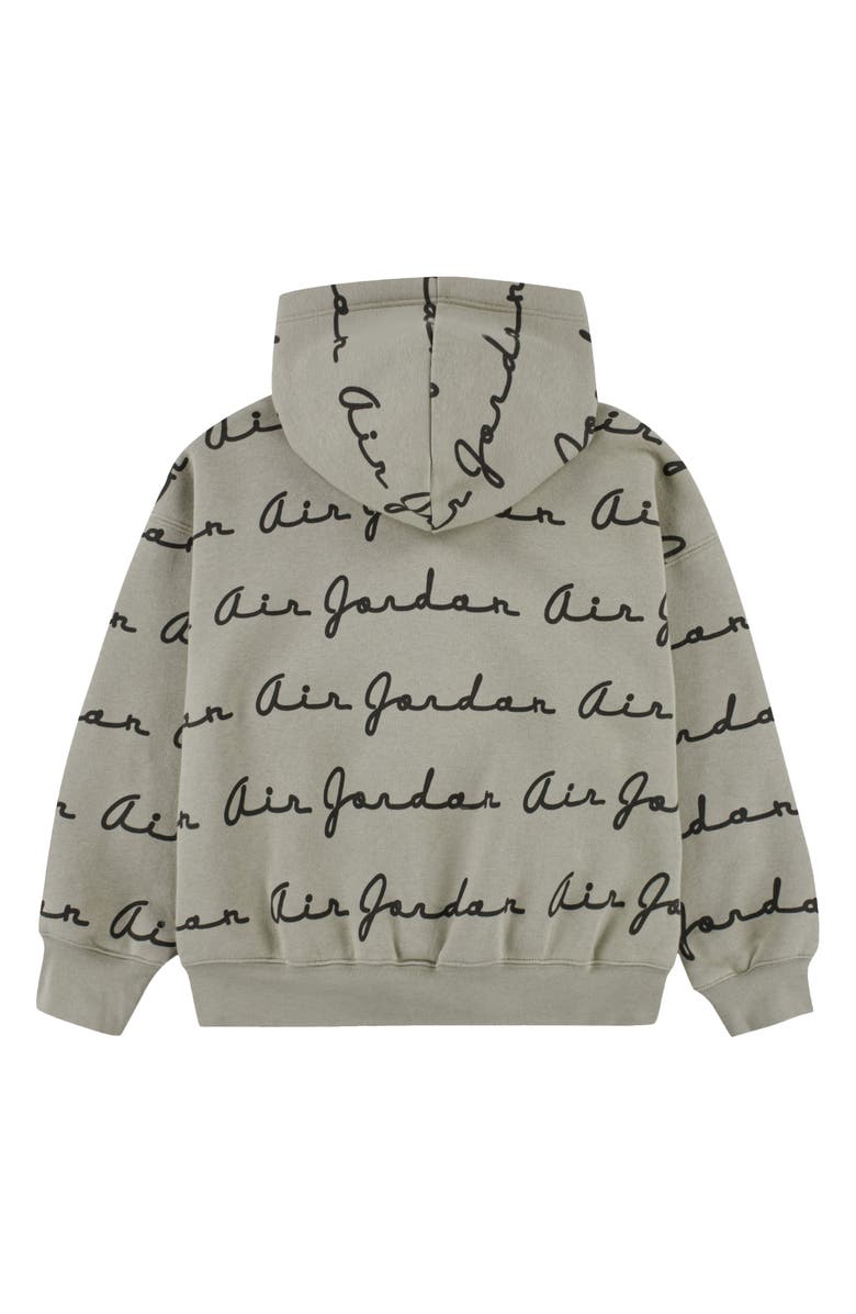 Jordan Signature Graphic Script Hoodie, Alternate, color, Enigma Stone