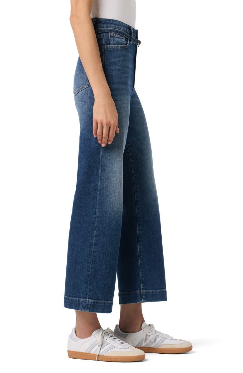 Joe's Wide Leg Jeans With Removable Belt, Alternate, color, Gesine